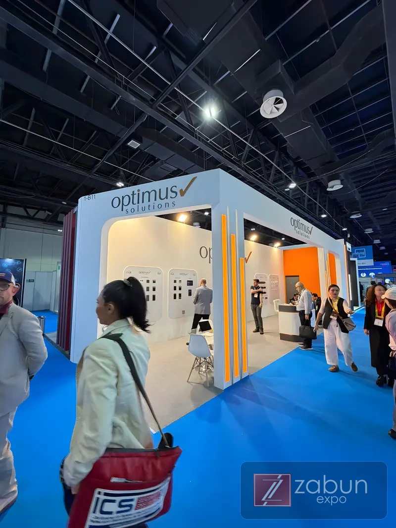 Optimus Solutions fuar standı - Light Intelligent Building Middle East 2026 Dubai